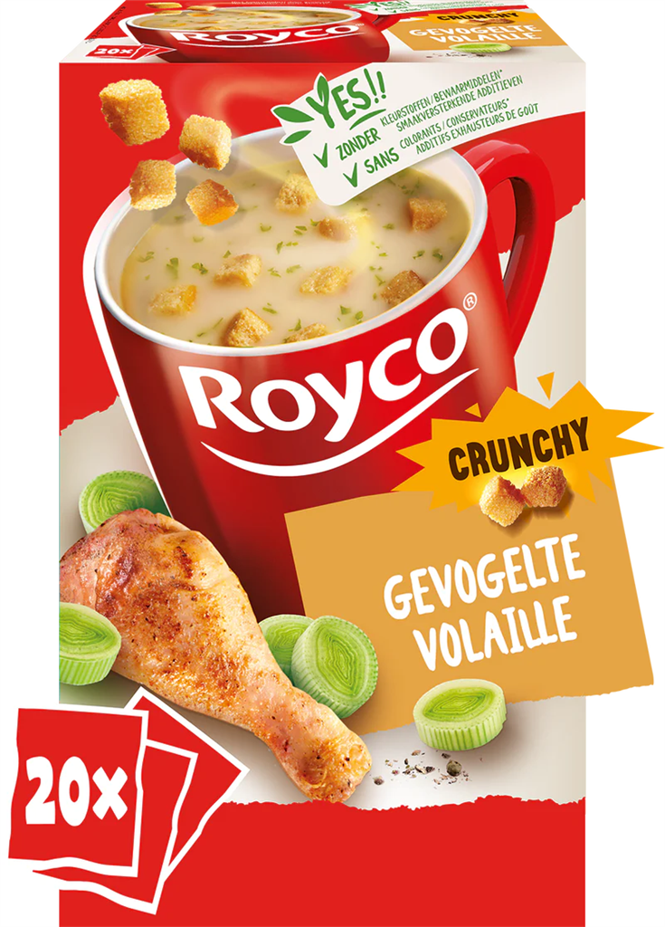 Royco volaille crunchy 20 sachets