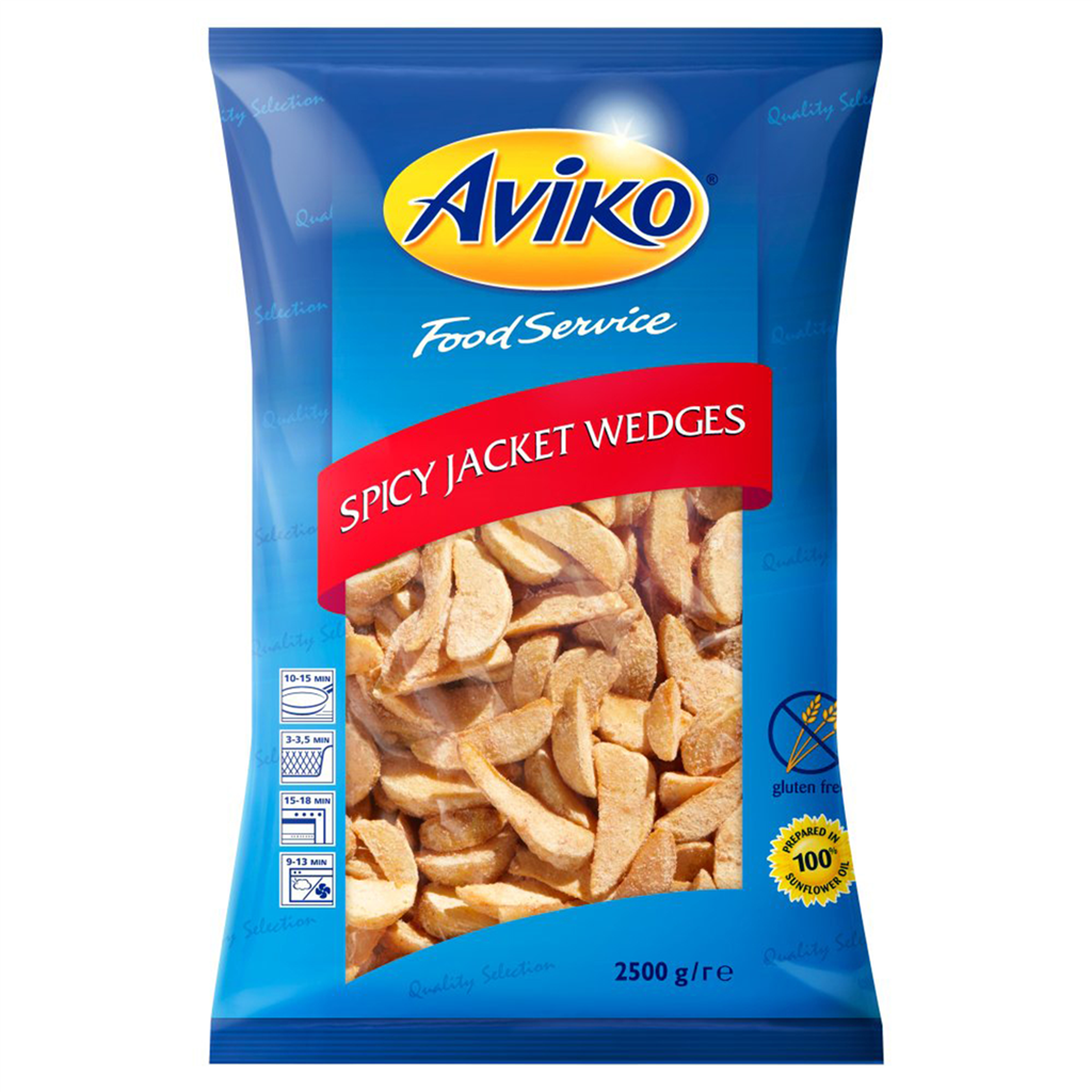 Aviko spicy jacket wedges 2,5kg