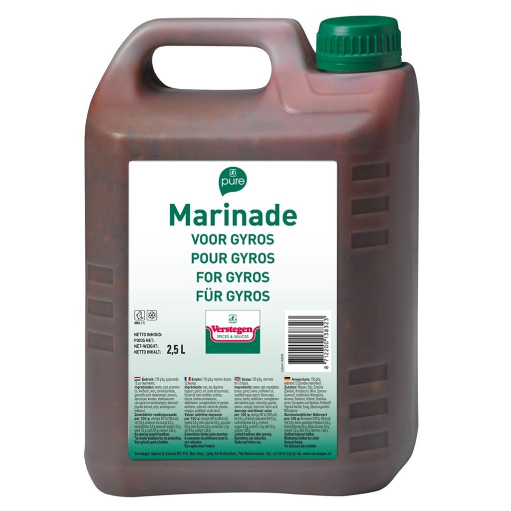 Verstegen Marinade pour gyros 2.5L