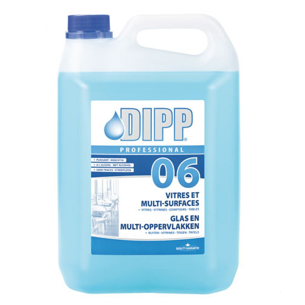 Dipp (06) nettoyant vitres et miroirs multi recharge -5L-