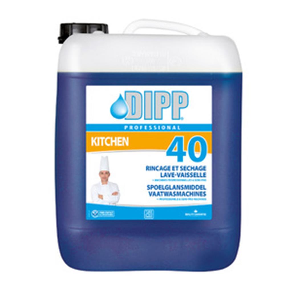 Dipp (40) spoelglansmiddel vaatwas 10L