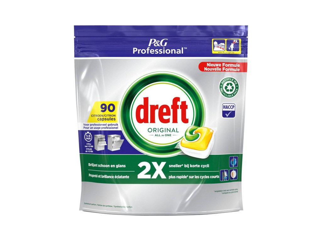 Dreft all-in-1 original tablettes pour lave-vaisselle 100pcs