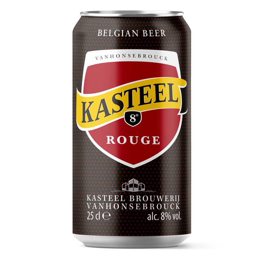 Kasteelbier rouge 8° cans 24x25cl