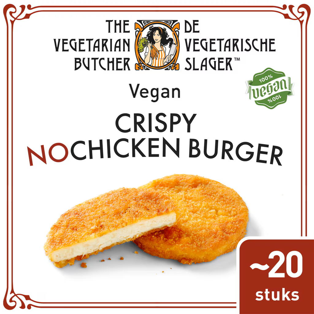 The Vegetarian Butcher crispy nochicken burger 1,8kg