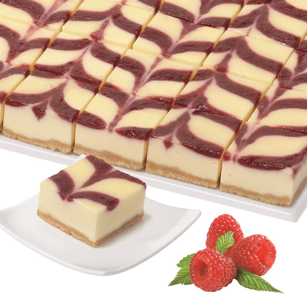 Mekabe raspberry cheesecake slices 48x49g