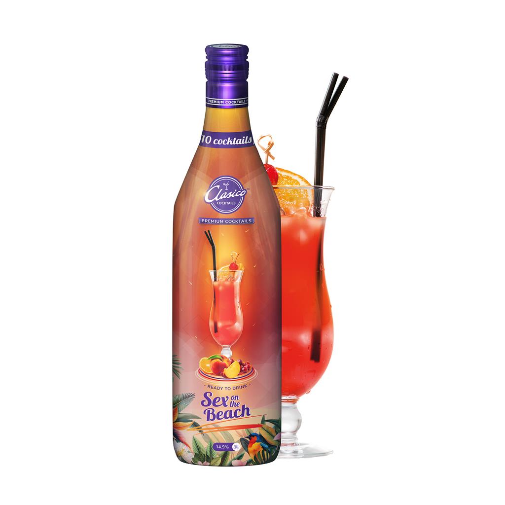 Juice Sol. Sex On The Beach Cocktail (14,9%) 1L