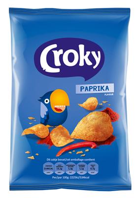 Croky chips paprika 20x40g