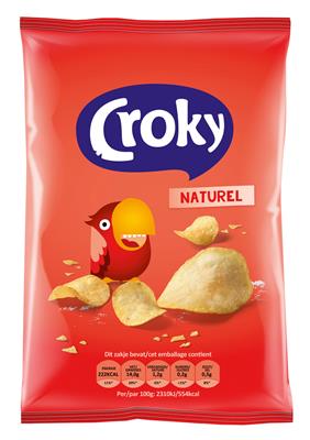 Croky chips zout 20x40g