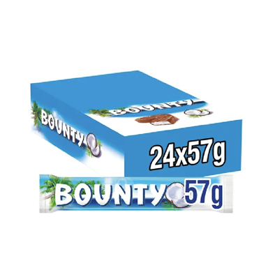 Bounty melk single 24x57g