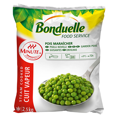 Bonduelle Petits pois extra fin minute 2.5kg