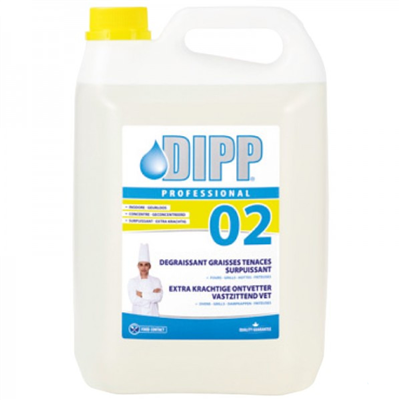 Dipp (02) degraissant cuisine graisses tenaces -5L-