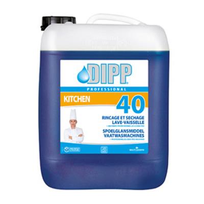 Dipp (40) liquide de rincage et sechage lave-vaisselle -10L-