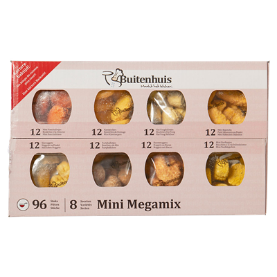 Buitenhuis mini megamix (8 soorten) 96x20g