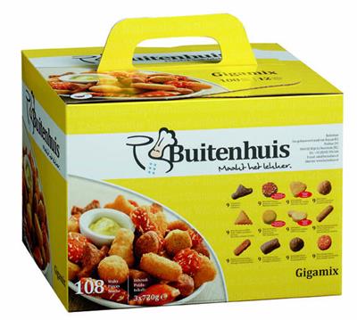 Buitenhuis gigamix (12 soorten) 108x20g