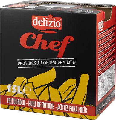 Delizio Chef frituurolie (rood) 15L