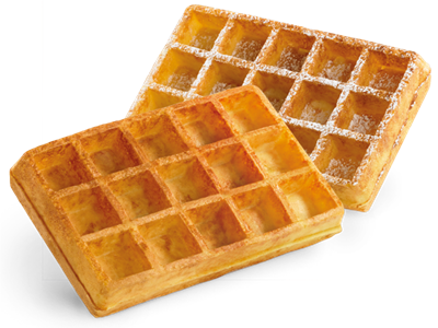 Deligout Brusselse wafels (3x5) 24x80g