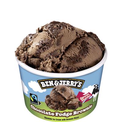 Ben & Jerry (71520) chocolate fudge brownie 12x100ml