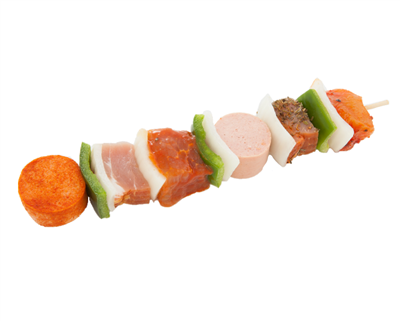 Alro (PF9SPCONG) extra mix brochette grande congelée 5x220g