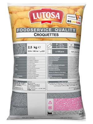 Lutosa aardappelkroket foodservice 2,5kg