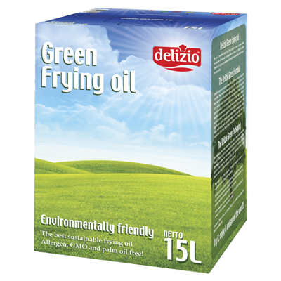 Delizio Green frituurolie 15L (Green frying oil)