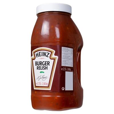 Heinz burger relish saus pot 2,15L