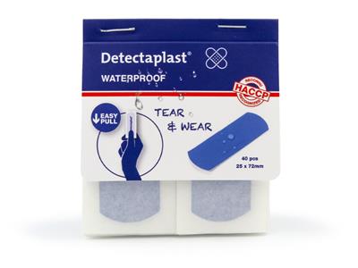 Detectaplast (8141PD.5) Tear & Wear waterproof 25x72mm 5x40st-