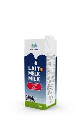 Solarec lait entier 12 x 1L dop