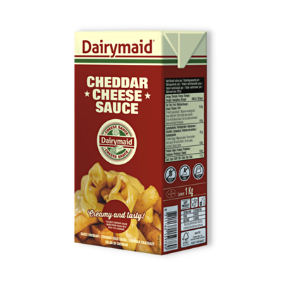 Dairymaid real cheddar kaassaus 1kg