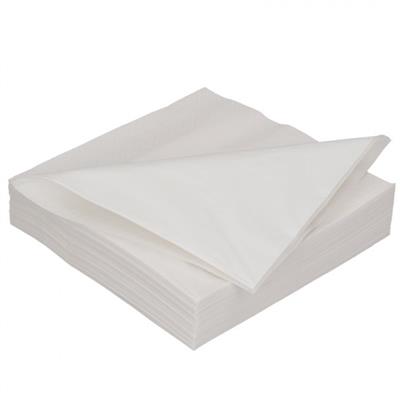 Serviettes 1/24X24 Blanche Duni (12) 500Pc