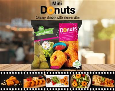 Volatys mini donuts poulet halal iqf 800g