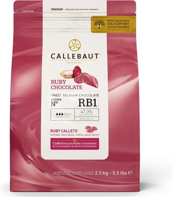 Callebaut callets ruby 2,5kg