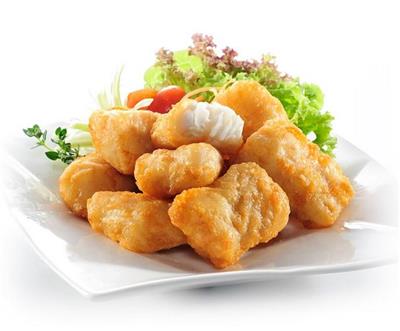 Biebuyck fish and chips (kibbeling) vis nuggets 3kg